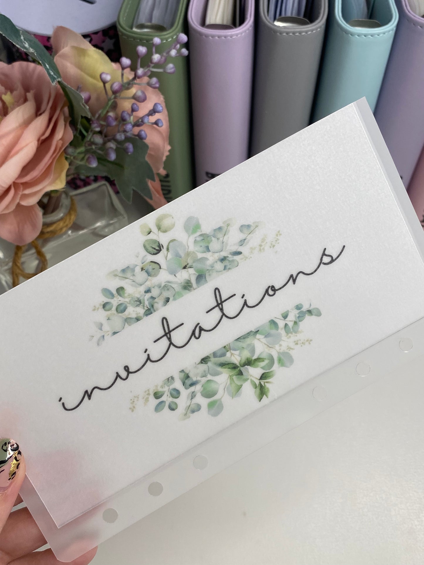 Wedding Vellum Wallets, Choose your wording