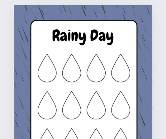 Rainy Day Savings Tracker, cash Stuffing,