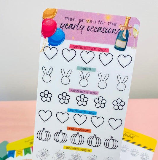 Yearly Occasions Tracker