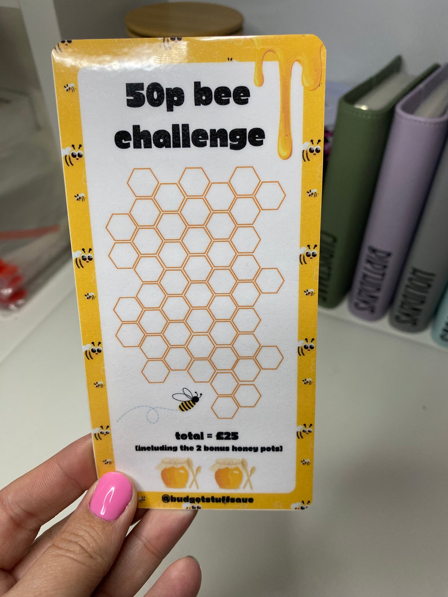 50p Beehive Savings Tracker