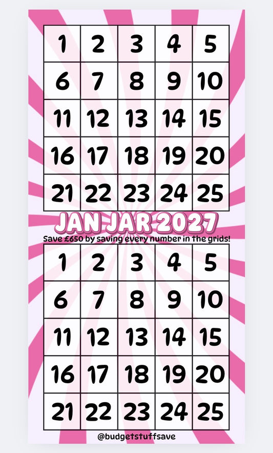 Jan Jar Savings Challenge