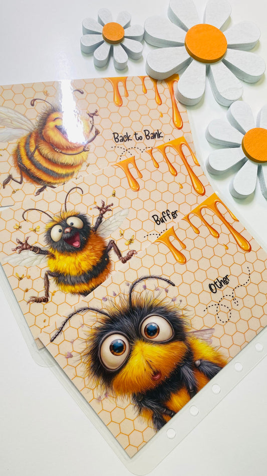 Bumble Bee Purse Wallets A6/A7
