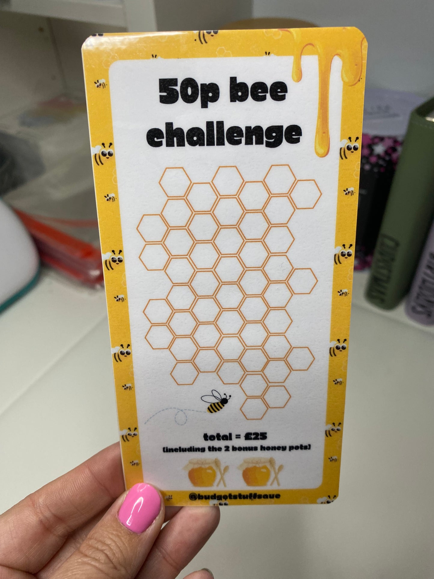 50p Beehive Savings Tracker