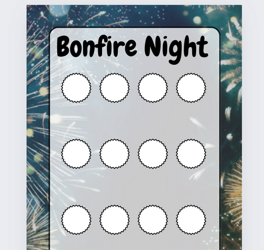 Bonfire Night, Fireworks Savings tracker