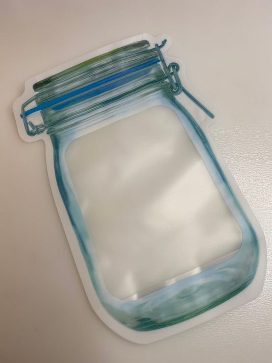 Extra Large Mason Jar Pouch, Perfect for Herbs, Spices, Cash Stuffing, Coins
