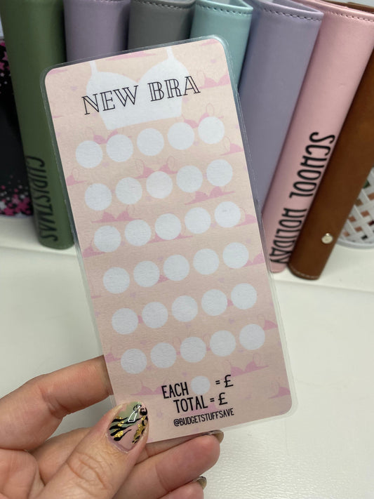 New Bra Savings Tracker, Cash Stuffing, Budgeting