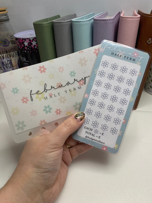 February Half Term Tracker, Cash Stuffing, Budget Binder Trackers, Save Money, Cash Envelopes, Budgeting, Money Saver, Cinema, swimming