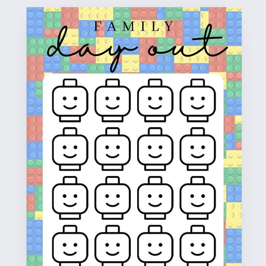 Day out with the kids Savings Tracker and Vellum wallet, BRICK Design, cash Stuffing, Budgeting