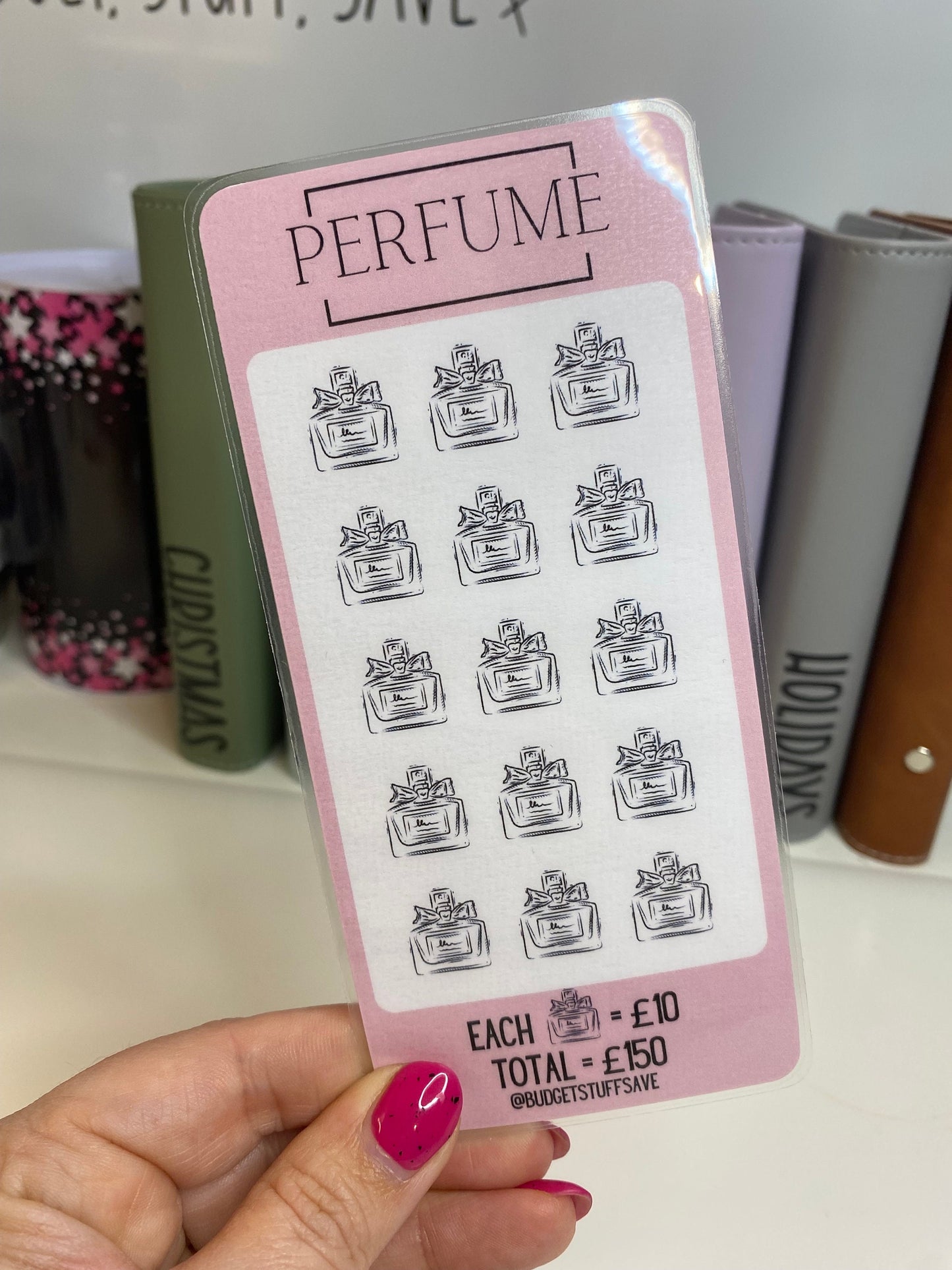 Perfume Savings Tracker, Cash Stuffing, Budget Binder Trackers, Save Money, Cash Envelopes, Budgeting, Money Saving Challenges