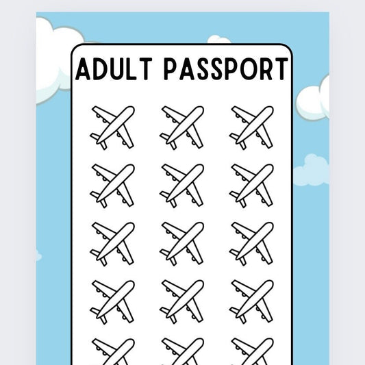 Passport Adult/Kids Savings Tracker, Cash Stuffing, Budgeting Adult and Children’s option