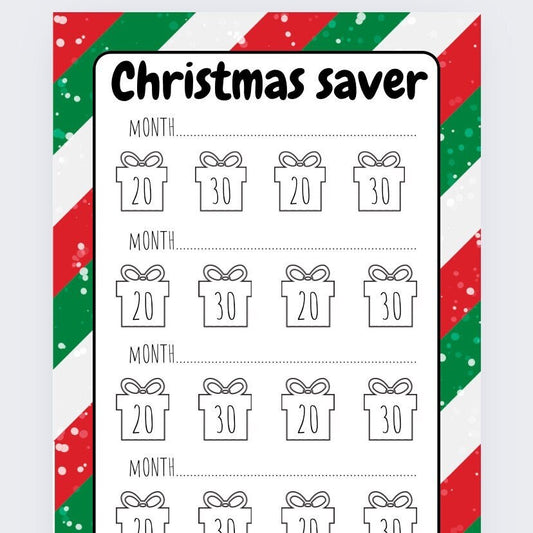 6 month Cristmas Savings Tracker, cash Stuffing, Budgeting, A6 binder, Save money,  Envelope method, Budget, Challenge