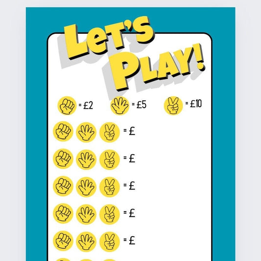 Rock, Paper, Scissors Savings Game, Cash Stuffing, Budgeting