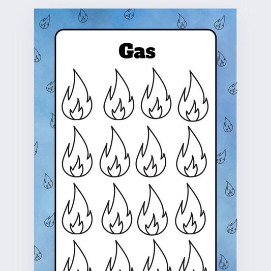 Gas Bill savings Tracker, Cash Stuffing, Budget Binder Trackers, Save Money, Cash Envelopes, Budgeting, Money Saving Challenges