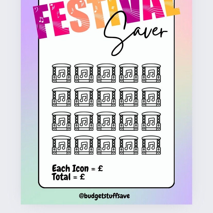 Festival Savings Tracker, Cash Stuffing, Budget Binder Trackers, Save Money, Cash Envelopes, Budgeting, Money Saving Challenges