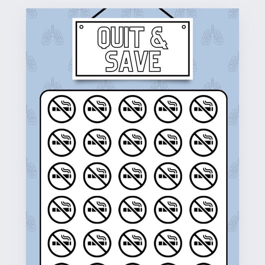 Quit and Save Savings Tracker, cash Stuffing, Budgeting, A6 binder, Save money,  Envelope method, Budget, Challenge