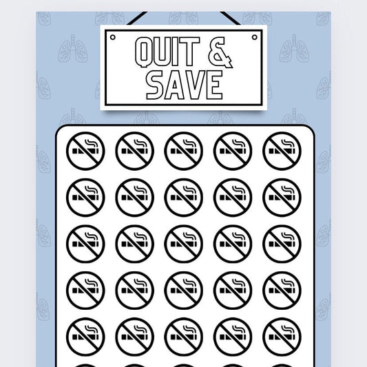 Quit and Save Savings Tracker, cash Stuffing, Budgeting, A6 binder, Save money,  Envelope method, Budget, Challenge