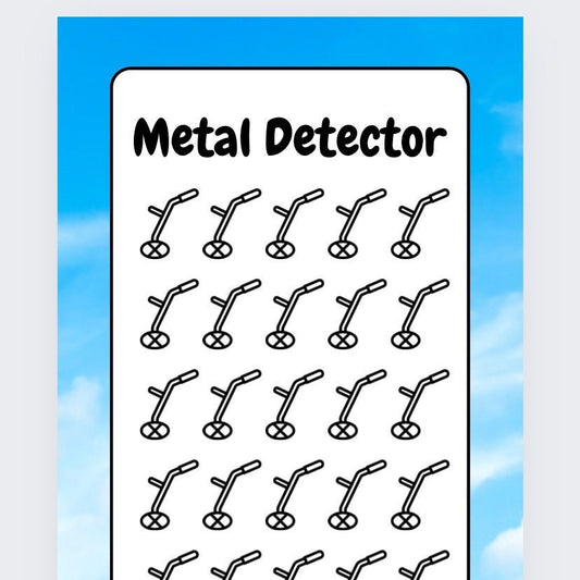 Metal Detector themed Savings Tracker, cash Stuffing, Budgeting, A6 binder, Save money,  Envelope method, Budget, Challenge