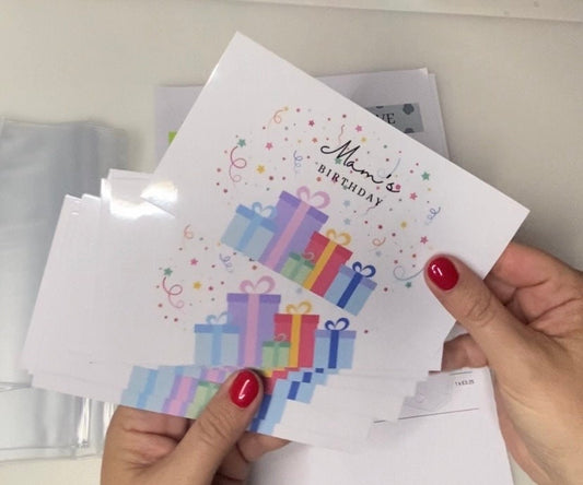Personalised Birthday A6 Cover Cards
