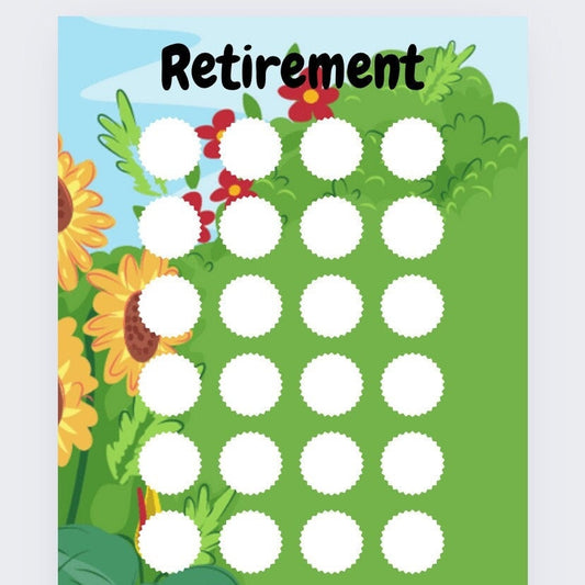 Retirement Savings Tracker, cash Stuffing, Budgeting, A6 binder, Save money,  Envelope method, Budget, Challenge