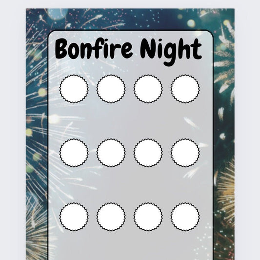 Bonfire Night Savings Tracker, cash Stuffing, Budgeting, A6 binder, Save money,  Envelope method, Budget, Challenge