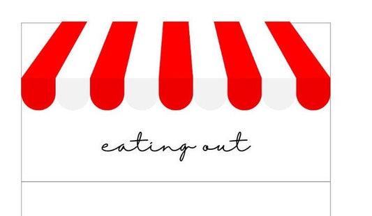 Eating out Vellum Wallet, Cash Stuffing, Budgeting