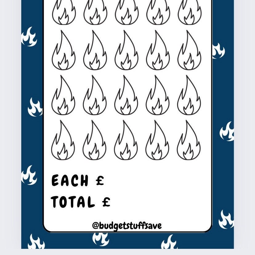 Heating Oil Savings Tracker, cash Stuffing, Budgeting, A6 binder, Save money,  Envelope method, Budget, Challenge
