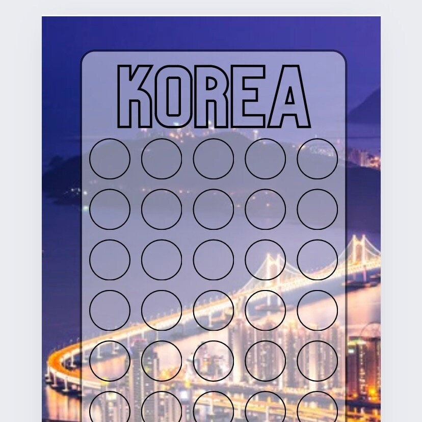 Korea Savings Tracker, cash Stuffing, Budgeting, A6 binder, Save money,  Envelope method, Budget, Challenge