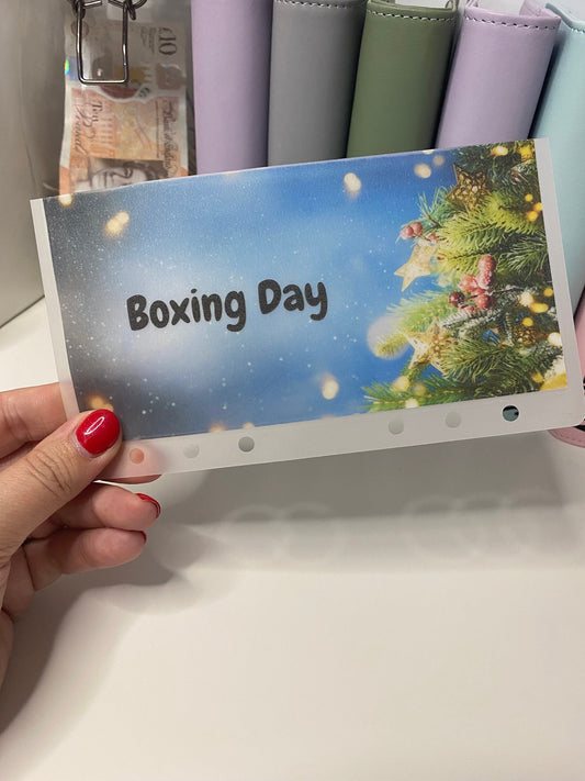 Boxing Day Vellum Wallet, Cash Stuffing, Budgeting