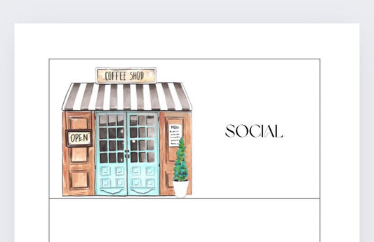 Social (coffee shop) Vellum Wallet, Cash Stuffing, Budgeting