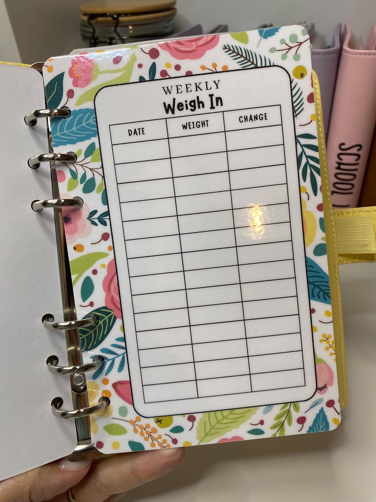 A6 Weight Loss Binder for Cash Stuffing, Budgeting, Wallets, Save, Cash, Organise