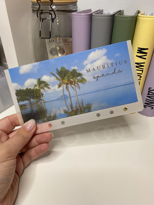 A6 Mauritius Vellum Wallets for Cash Stuffing, Budgeting, Wallets, Save, Cash, Organise
