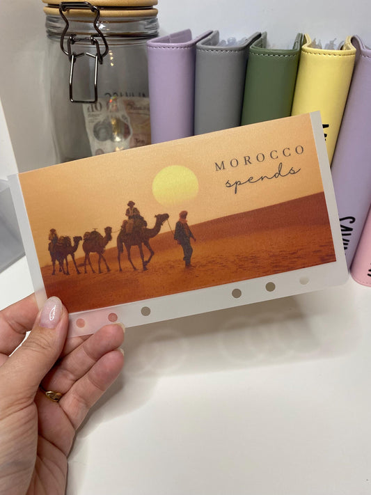 A6 Morocco Vellum Wallets for Cash Stuffing, Budgeting, Wallets, Save, Cash, Organise