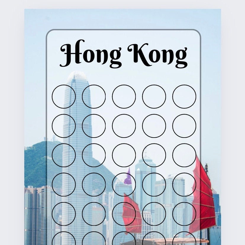Hong kong Savings Tracker, cash Stuffing, Budgeting, A6 binder, Save money,  Envelope method, Budget, Challenge