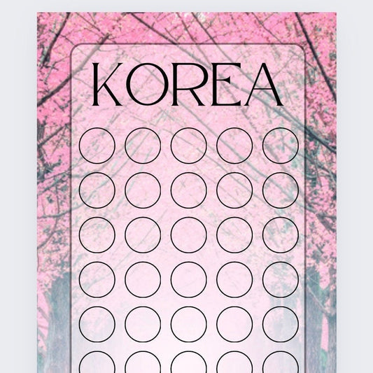 Korea Savings Tracker, cash Stuffing, Budgeting, A6 binder, Save money,  Envelope method, Budget, Challenge