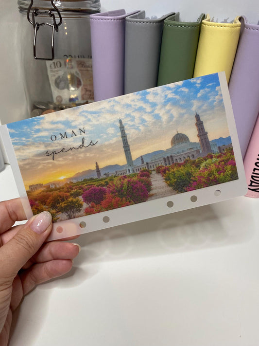 A6 Oman Vellum Wallets for Cash Stuffing, Budgeting, Wallets, Save, Cash, Organise