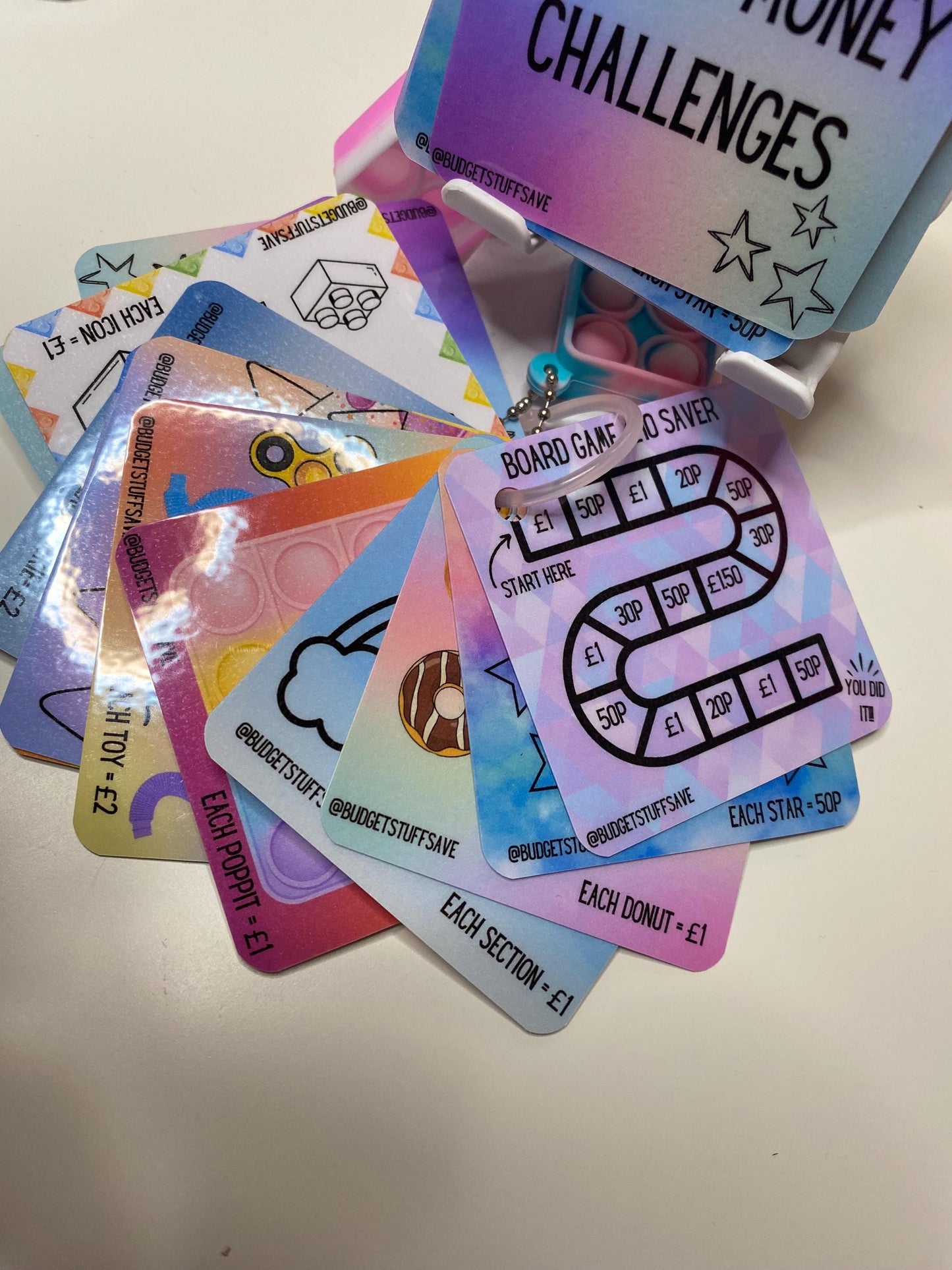 Pocket Money Savings Bundle for Kids, Cash Stuffing, Budgeting