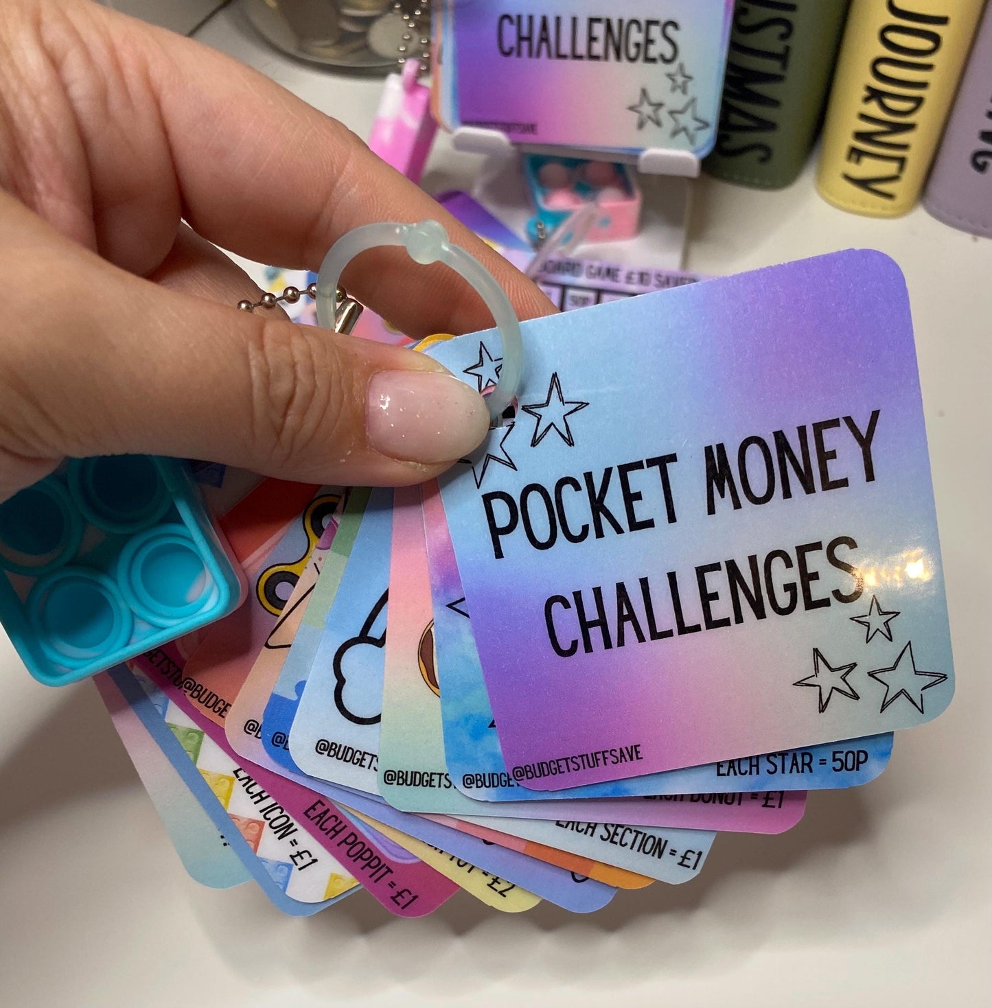 Pocket Money Savings Bundle for Kids, Cash Stuffing, Budgeting