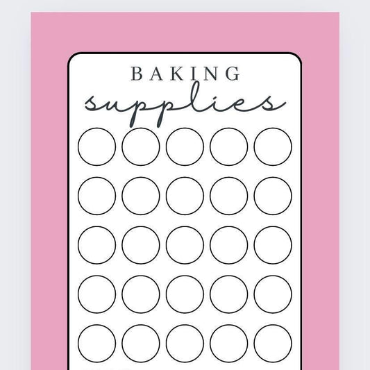 Baking supplies Savings Tracker and wallet, cash Stuffing, Budgeting, A6 binder, Save money,  Envelope method, Budget, Challenge