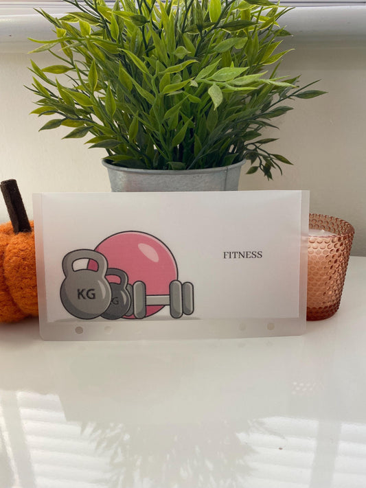 Fitness Vellum Wallet for Cash Stuffing, Budgeting, Wallets, Save, Cash, Organise
