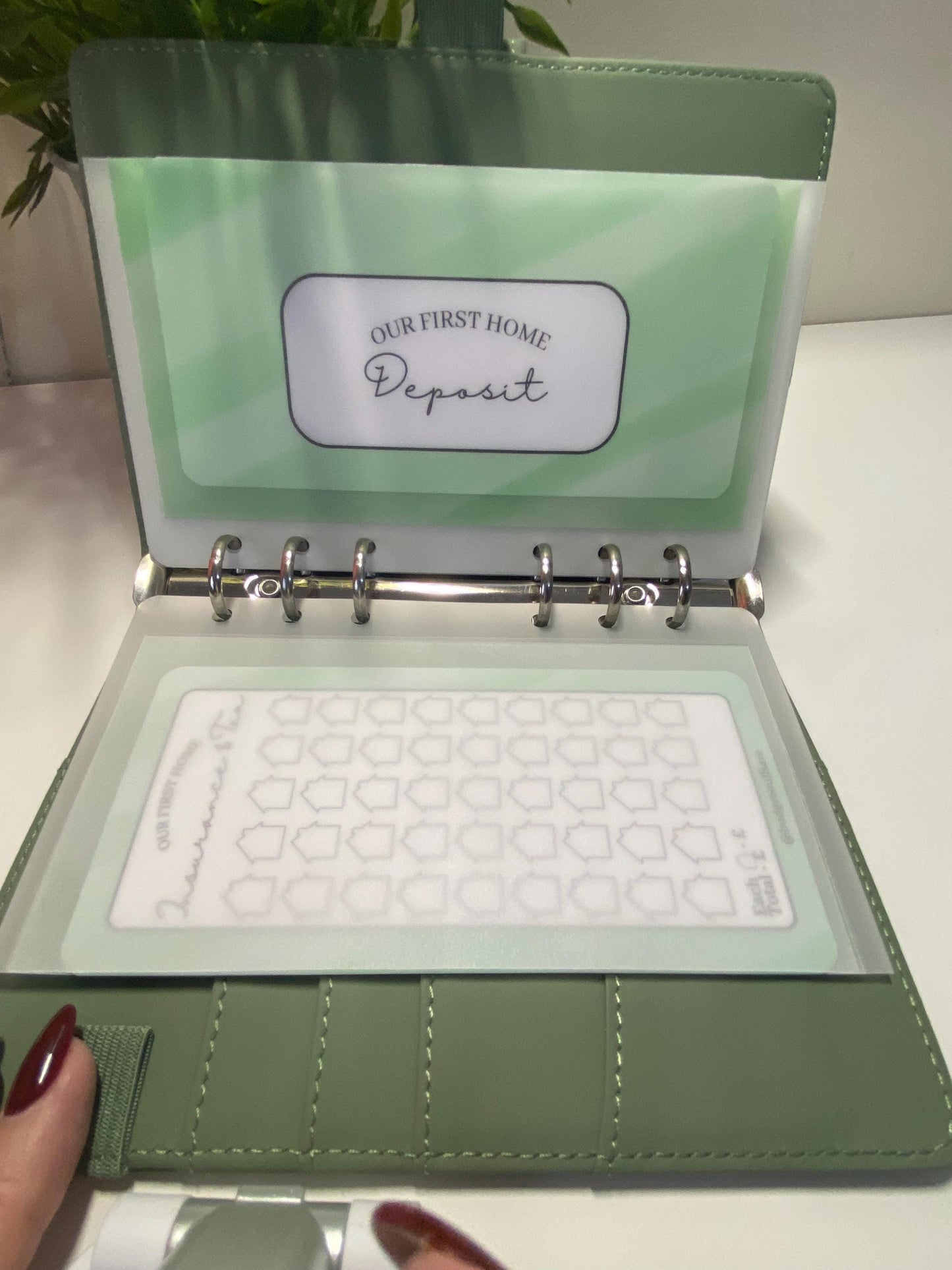 Our First Home Binder, Cash Stuffing, House