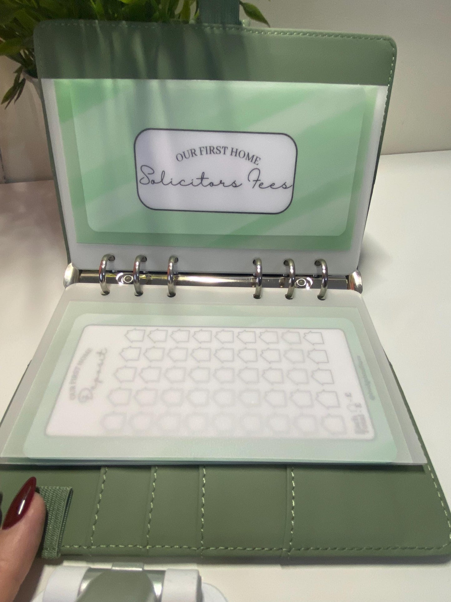 Our First Home Binder, Cash Stuffing, House