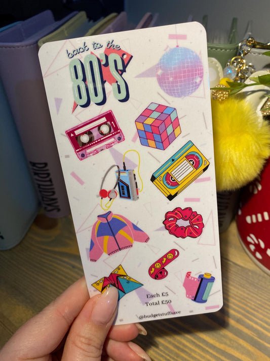 Back to the 80s tracker, Saver, Cash Stuffing, Budget Binder Trackers, Save Money, Cash Envelopes, Budgeting, Money Saver, Presents, Gifts