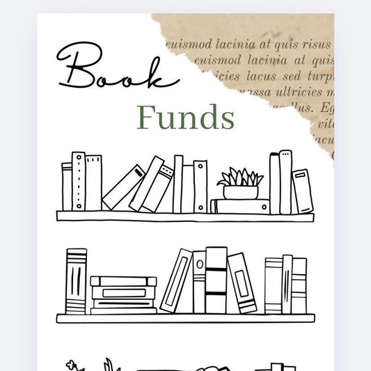 Book Funds Saver, Cash Stuffing, Budget Binder Trackers, Save Money, Cash Envelopes, Budgeting, Money Saver, Presents, Gifts