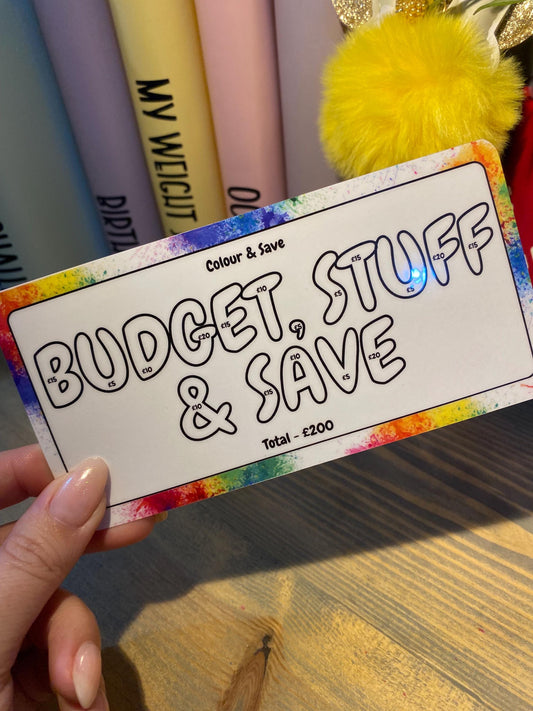Colour & Save Tracker, Cash Stuffing, Budget Binder Trackers, Save Money, Cash Envelopes, Budgeting, Money Saver, Presents, Gifts