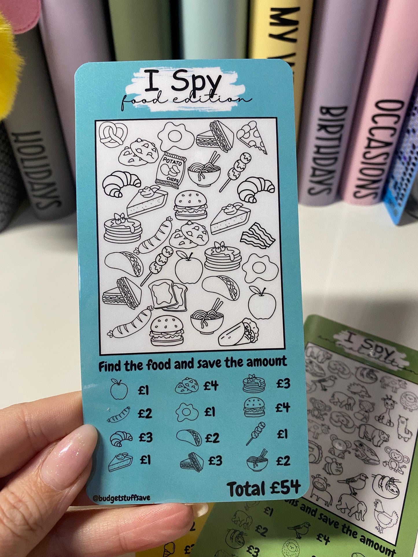 I spy Savings trackers, Cash Stuffing, Budget Binder Trackers, Save Money, Cash Envelopes, Budgeting, Money Saver, Presents, Gifts