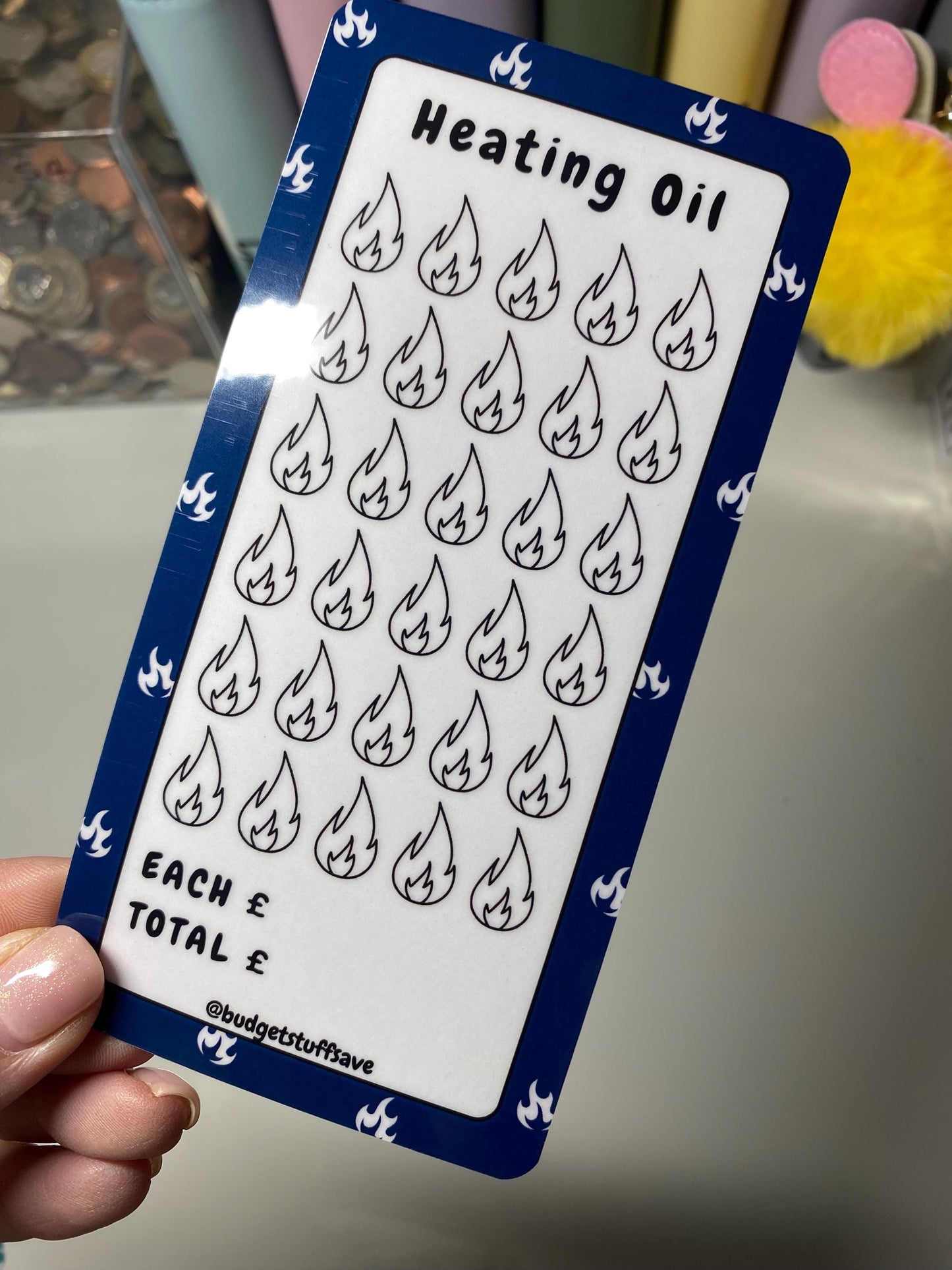 Heating Oil Savings Tracker, cash Stuffing, Budgeting, A6 binder, Save money,  Envelope method, Budget, Challenge