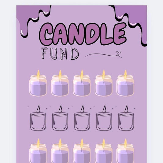 Candle Fund, Saver, Cash Stuffing, Budget Binder Trackers, Save Money, Cash Envelopes, Budgeting, Money Saver, Presents, Gifts
