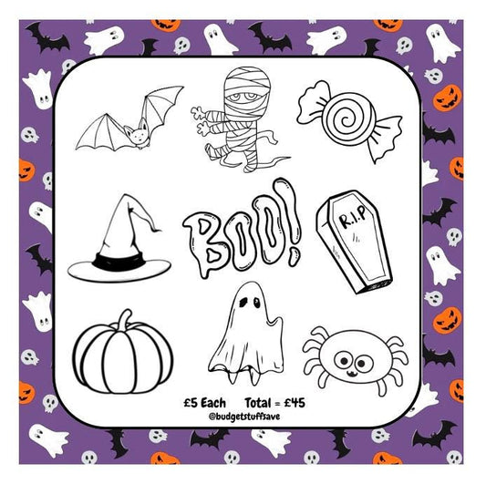 Halloween Mini Tracker, Cash Stuffing, Budgeting, Budget Binder, Tracker, Save, Money, Challenge