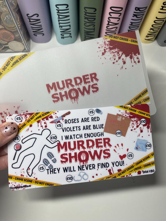 Crime Tv Show savings tracker, Cash Stuffing, Budget Binder Trackers, Save Money, Cash Envelopes, Budgeting, Money Saver, Presents, Gifts