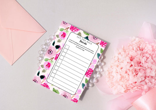 Let the Dice Decide Challenge, Cash Stuffing, Budgeting, Save Money (10 sided Dice included)